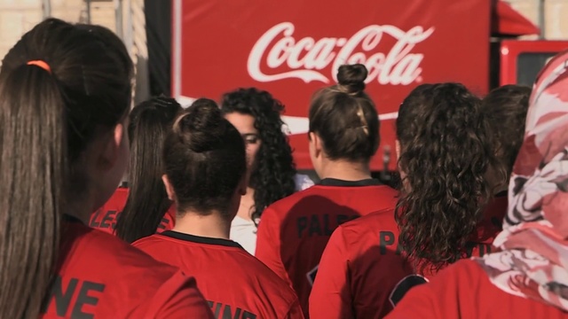 Video Reference N3: Coca-cola, Hair, Red, Carbonated soft drinks, Cola, Hairstyle, Drink, Soft drink, Coca, Plant