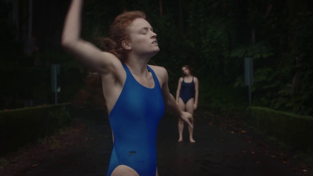 Video Reference N2: Leotard, Sportswear, Electric blue, Muscle, Photography, Midnight, Leisure, One-piece swimsuit, Endurance sports, Performance