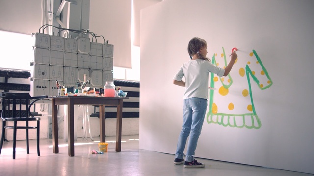Video Reference N1: Child, Design, Fun, Architecture, Visual arts, Table, Play, Animation, Art