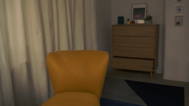 Video Reference N3: room, property, furniture, wall, interior design, chair, floor, table, home, angle