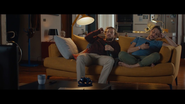 Video Reference N1: sitting, room, furniture, couch, fun, girl, screenshot, conversation, Person
