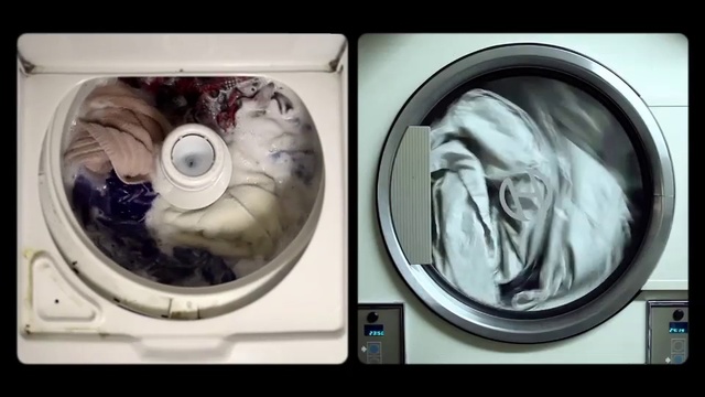 Video Reference N6: Washing machine, Major appliance, Home appliance, Clothes dryer, Brain, Washing, Organ, Eye, Laundry, Eyelash, Person