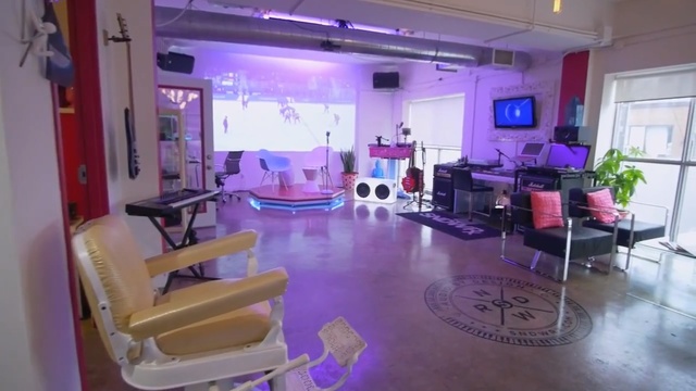 Video Reference N6: purple, interior design, real estate, loft