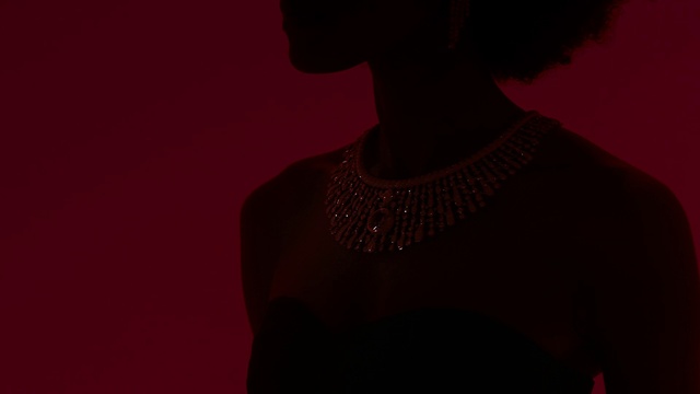 Video Reference N6: Black, Red, Shoulder, Maroon, Neck, Brown, Fashion, Joint, Photography, Dress