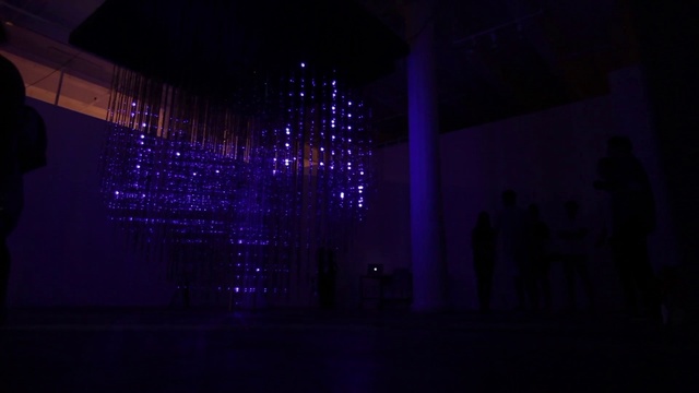 Video Reference N2: Purple, Blue, Violet, Light, Lighting, Darkness, Space, Technology, Stage, Architecture