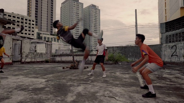 Video Reference N5: Street football, Street dance, Sports, Street stunts, Dance, Flip (acrobatic), B-boying, Tricking, Team sport, Freestyle football