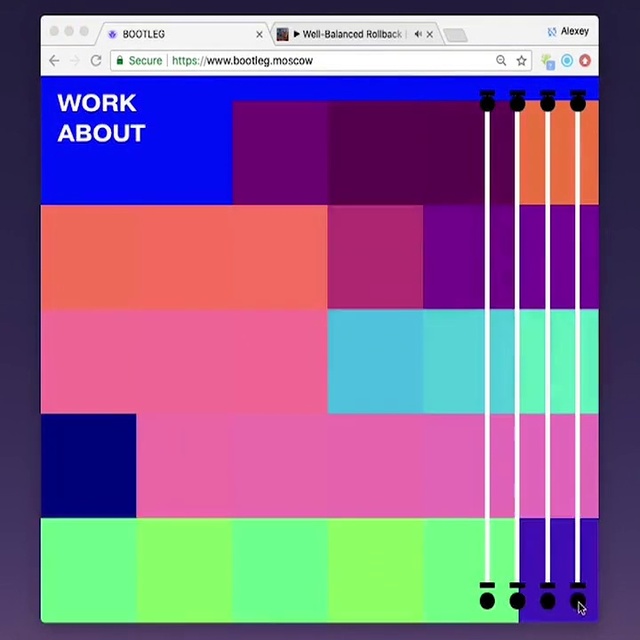 Video Reference N2: Colorfulness, Text, Line, Rectangle, Screenshot, Square, Pattern, Graphic design, Magenta, Tints and shades