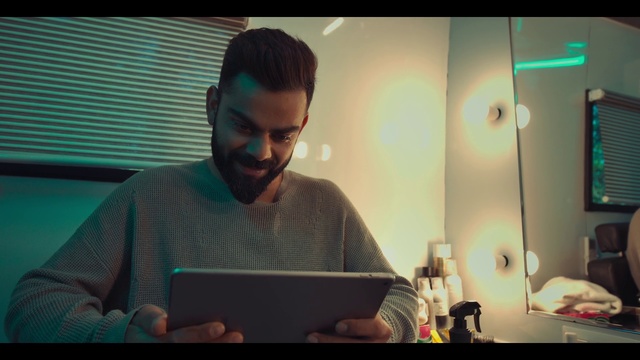 Video Reference N0: Fun, Adaptation, Technology, Electronic device, Media, Screenshot, Gadget, Room, Facial hair, Animation