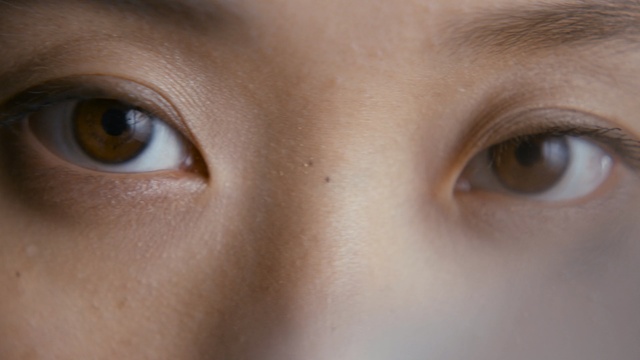 Video Reference N2: eyebrow, face, nose, eye, cheek, close up, forehead, eyelash, lip, iris