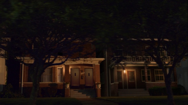 Video Reference N22: Night, Light, Lighting, House, Sky, Darkness, Home, Building, Architecture, Tree, Person