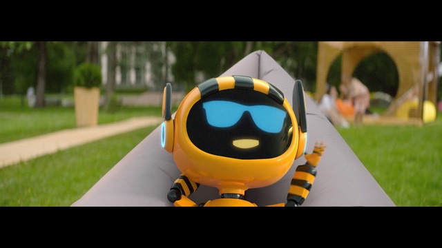 Video Reference N0: Yellow, Animated cartoon, Animation, Toy, Action figure, Grass, Batman, Helmet, Fictional character, Vehicle