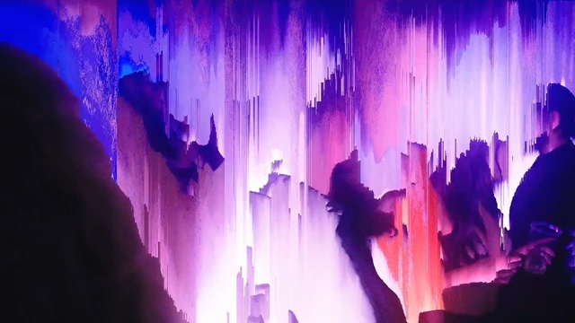 Video Reference N1: blue, purple, light, formation, darkness, ice, computer wallpaper, world, Person