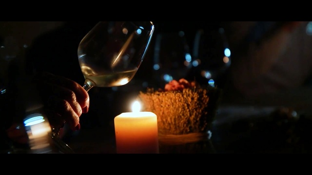Video Reference N1: Lighting, Light, Candle, Darkness, Still life photography, Flame, Wine glass, Glass, Sky, Photography