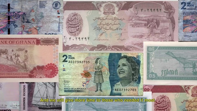 Video Reference N14: Money, Cash, Currency, Banknote, Paper, Line, Paper product, Money handling, Collection