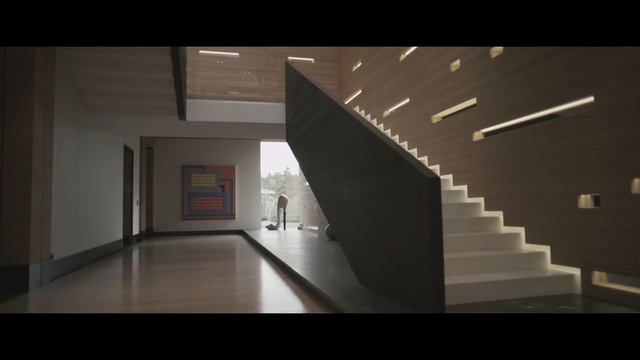 Video Reference N2: property, architecture, tourist attraction, interior design, stairs, daylighting, house, floor, angle, glass