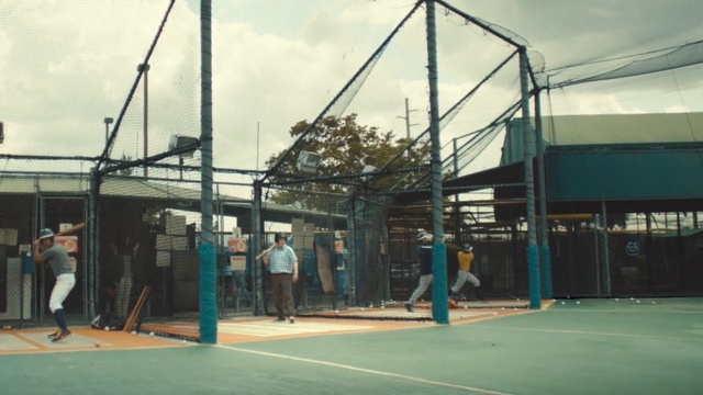 Video Reference N1: Net, Sport venue, Basketball court, Building, Person