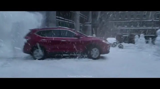 Video Reference N2: Land vehicle, Vehicle, Car, Snow, Winter storm, Crossover suv, Mazda cx-7, Sport utility vehicle, Automotive design, Ford kuga