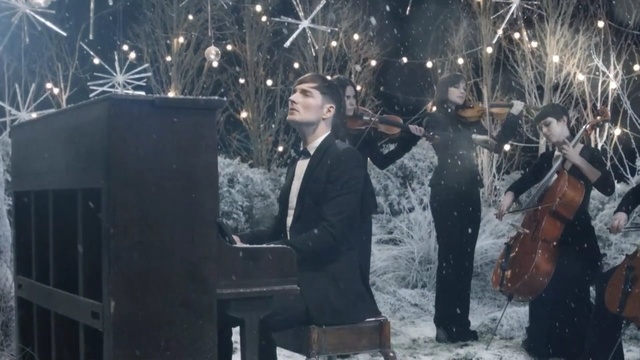 Video Reference N4: winter, snow, tree, event, ice, darkness, screenshot, Person
