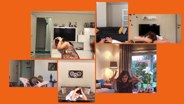 Video Reference N3: Photograph, Orange, Room, Collage, Photography, Art, Interior design, Furniture