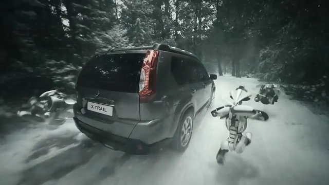 Video Reference N1: car, motor vehicle, vehicle, snow, mode of transport, automotive design, light, technology, automotive exterior, automotive tire, Person