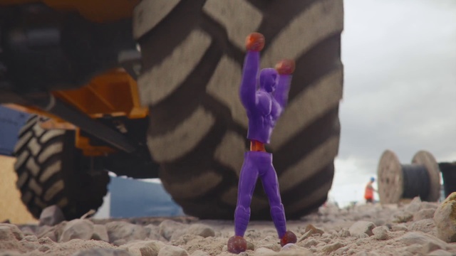 Video Reference N2: Action figure, Animation, Fictional character, Toy, Sand
