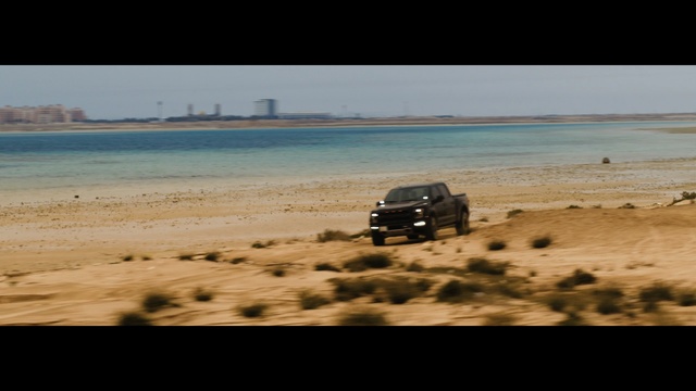 Video Reference N1: Vehicle, Sand, Car, Off-roading, Sky, Mode of transport, Beach, Off-road vehicle, Sea, Landscape