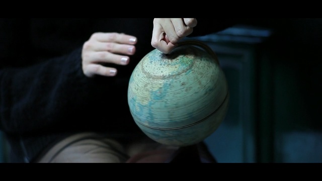 Video Reference N1: blue, hand, globe, world, sphere, human, earth, finger, darkness, turquoise