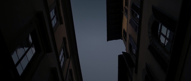 Video Reference N1: Black, Sky, Blue, Light, Architecture, Urban area, Darkness, Line, Infrastructure, Tree