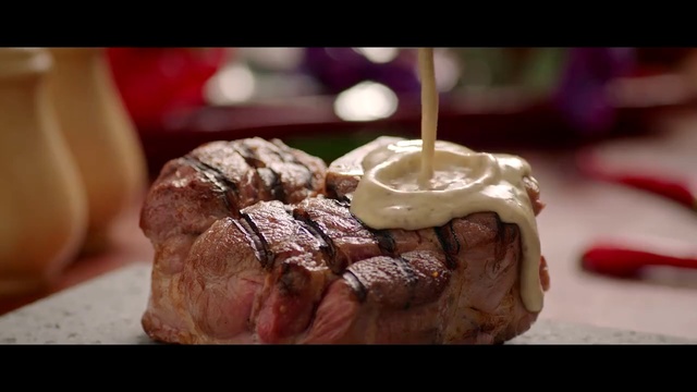 Video Reference N2: meat, steak, animal source foods, roasting, food, dish, venison, roast beef, lamb and mutton, meat carving