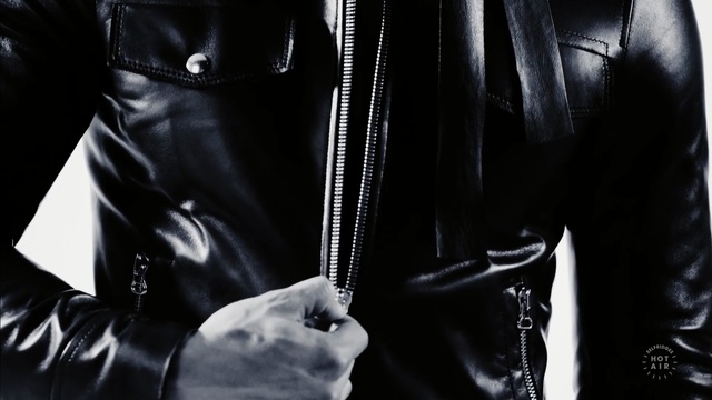 Video Reference N2: black, black and white, jacket, photography, leather jacket, fashion, textile, material, darkness, leather
