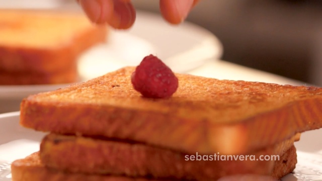 Video Reference N4: toast, dessert, breakfast, treacle tart