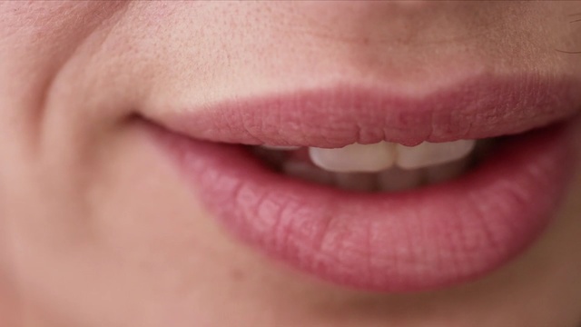 Video Reference N6: lip, cheek, chin, lip gloss, eyebrow, nose, close up, lipstick, mouth, smile