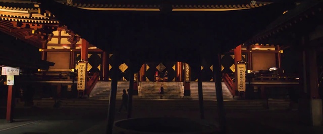 Video Reference N7: Architecture, Night, Building, Temple, Temple, City, Shrine, Place of worship