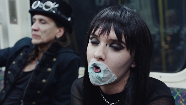 Video Reference N6: Black hair, Lip, Fashion, Eye, Mouth, Goth subculture, Headgear, Cool, Gothic fashion, Photography