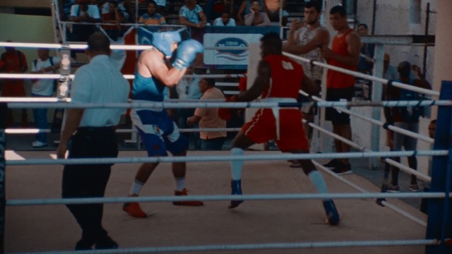 Video Reference N13: Sports, Sport venue, Contact sport, Boxing ring, Striking combat sports, Combat sport, Professional boxer, Kickboxing, Boxing equipment, Boxing