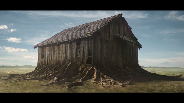 Video Reference N2: Shack, Tree, Hut, Adventure game, Sky, House, Landscape, Animation, Plain, Barn