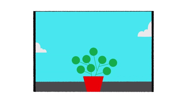 Video Reference N2: Green, Turquoise, Plant, Square