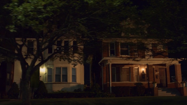 Video Reference N6: Home, Night, House, Lighting, Property, Light, Tree, Darkness, Building, Sky