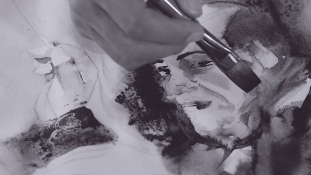 Video Reference N2: Black-and-white, Drawing, Eye, Sketch, Monochrome photography, Monochrome, Hand, Art, Figure drawing, Photography