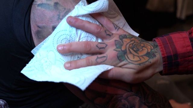 Video Reference N5: Hand, Skin, Finger, Tattoo, Wrist, Arm, Nail, Temporary tattoo, Design, Joint