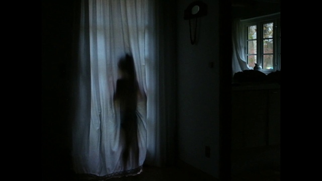 Video Reference N4: Black, Darkness, Light, Room, Shadow, Curtain, Textile, Dress, Photography, Window