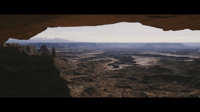 Video Reference N2: badlands, sky, canyon, rock, escarpment, formation, aerial photography, national park, highland, atmosphere
