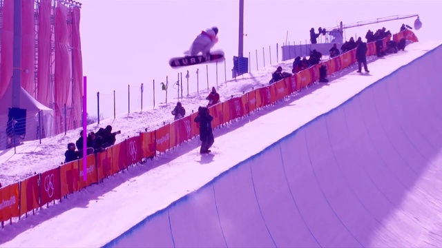 Video Reference N0: Pink, Purple, Magenta, Recreation, Vehicle, Winter, Snow