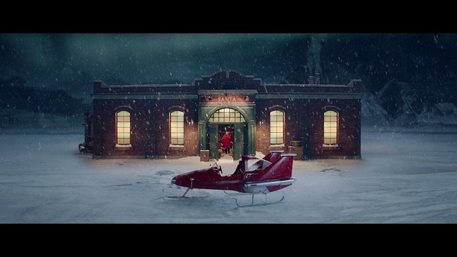 Video Reference N6: House, Atmosphere, Screenshot, Winter, Illustration, Darkness, Snow, Art, Architecture, Scene