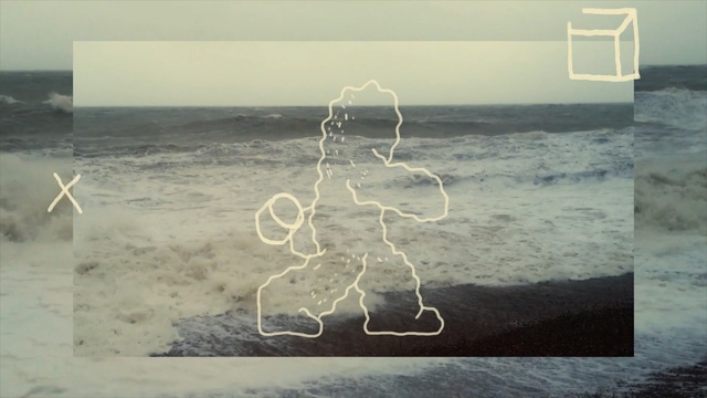 Video Reference N1: sea, shore, horizon, sky, calm, wind, ocean, Person