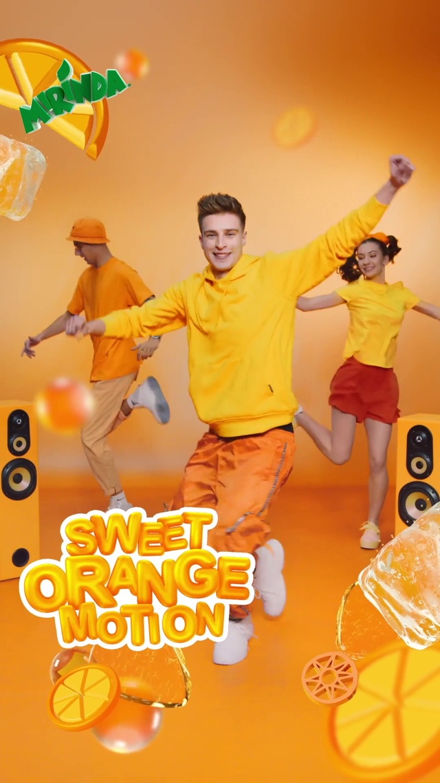 Video Reference N4: Yellow, Orange, Poster, Happy, Fun, Dancer