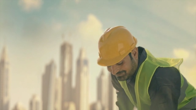 Video Reference N0: Construction worker, Blue-collar worker, Hard hat, Personal protective equipment, Engineer, Yellow, Workwear, Headgear, Hat, Construction, Person