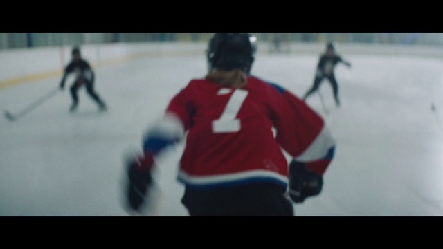Video Reference N3: Sports, Ice hockey, Player, Team sport, Hockey, Ice rink, Skating, Ice skate, Ice hockey position, Sports equipment