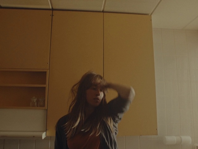Video Reference N3: Hair, Photograph, Ceiling, Shoulder, Wall, Brown, Standing, Snapshot, Hairstyle, Long hair