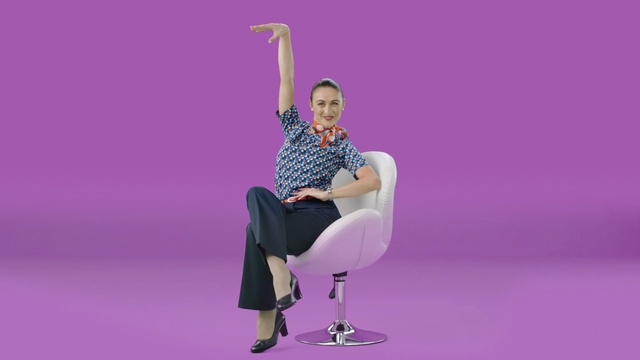 Video Reference N0: Purple, Sitting, Violet, Furniture, Chair, Event, Dance, Performing arts, Performance